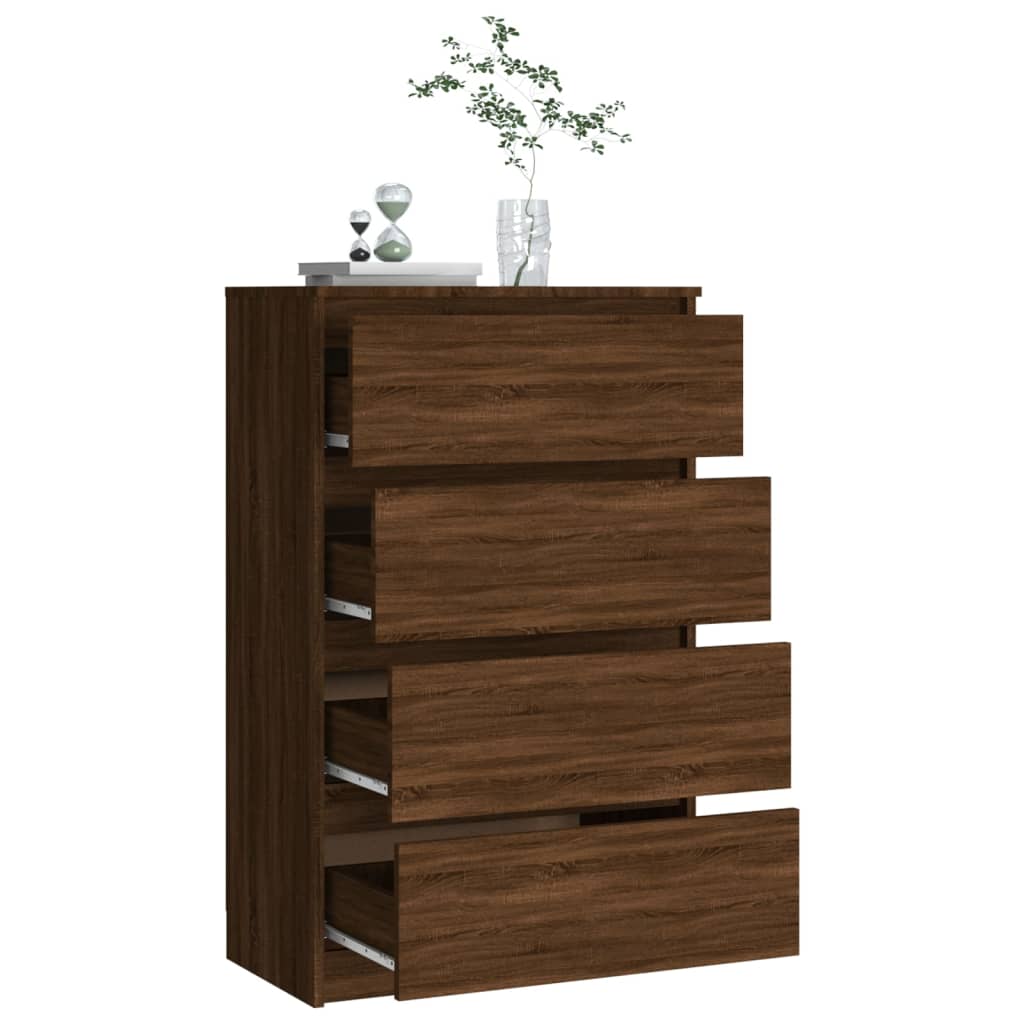 Sideboard Brown Oak 60x35x98.5 cm Engineered Wood