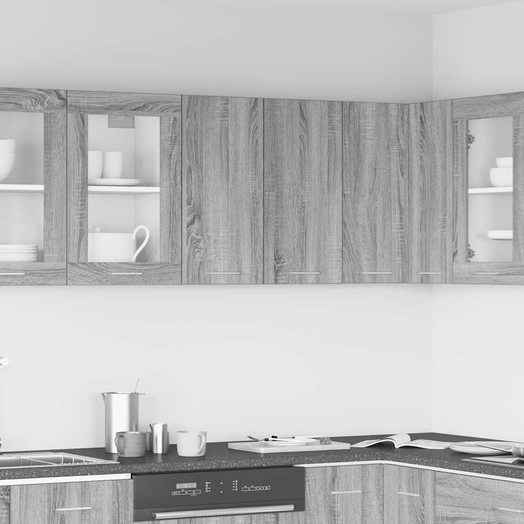Hanging Cabinet Lyon Grey Sonoma 60x31x60 cm Engineered Wood