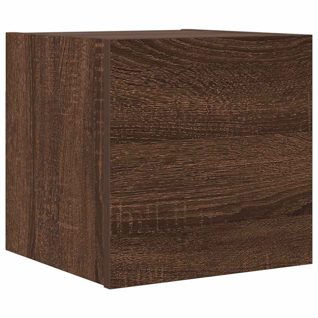 Wall Mounted TV Cabinet Brown Oak 30.5x30x30 cm