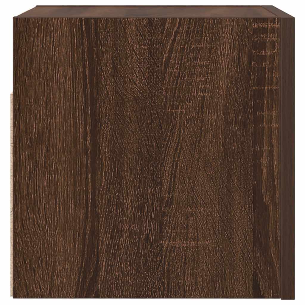 Wall Mounted TV Cabinet Brown Oak 30.5x30x30 cm