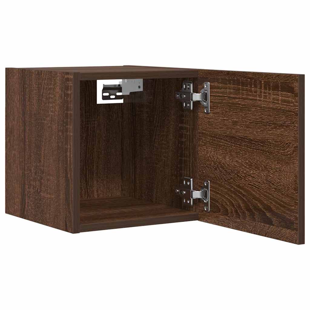 Wall Mounted TV Cabinet Brown Oak 30.5x30x30 cm