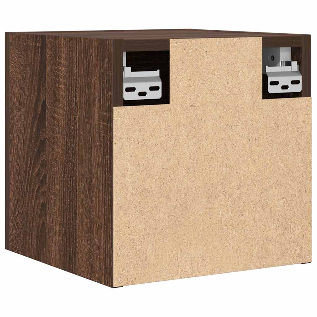Wall Mounted TV Cabinet 2 pcs Brown Oak 30.5x30x30 cm