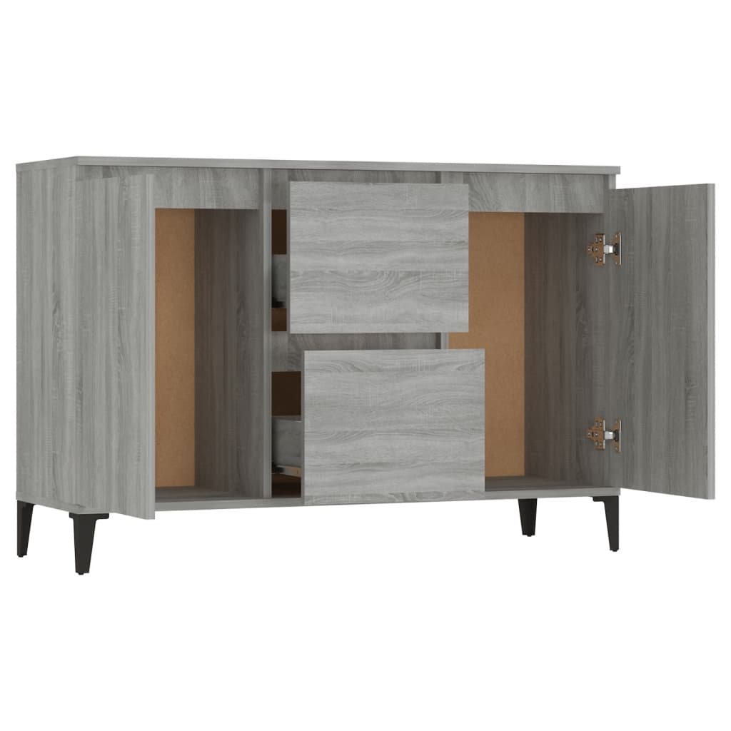 Sideboard Grey Sonoma 104x35x70 cm Engineered Wood