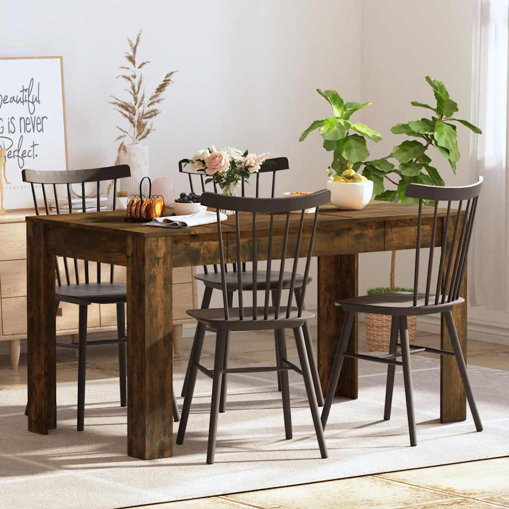 Modern Wooden 4 Person Dining Table Wood Dinner Kitchen Tables Sturdy