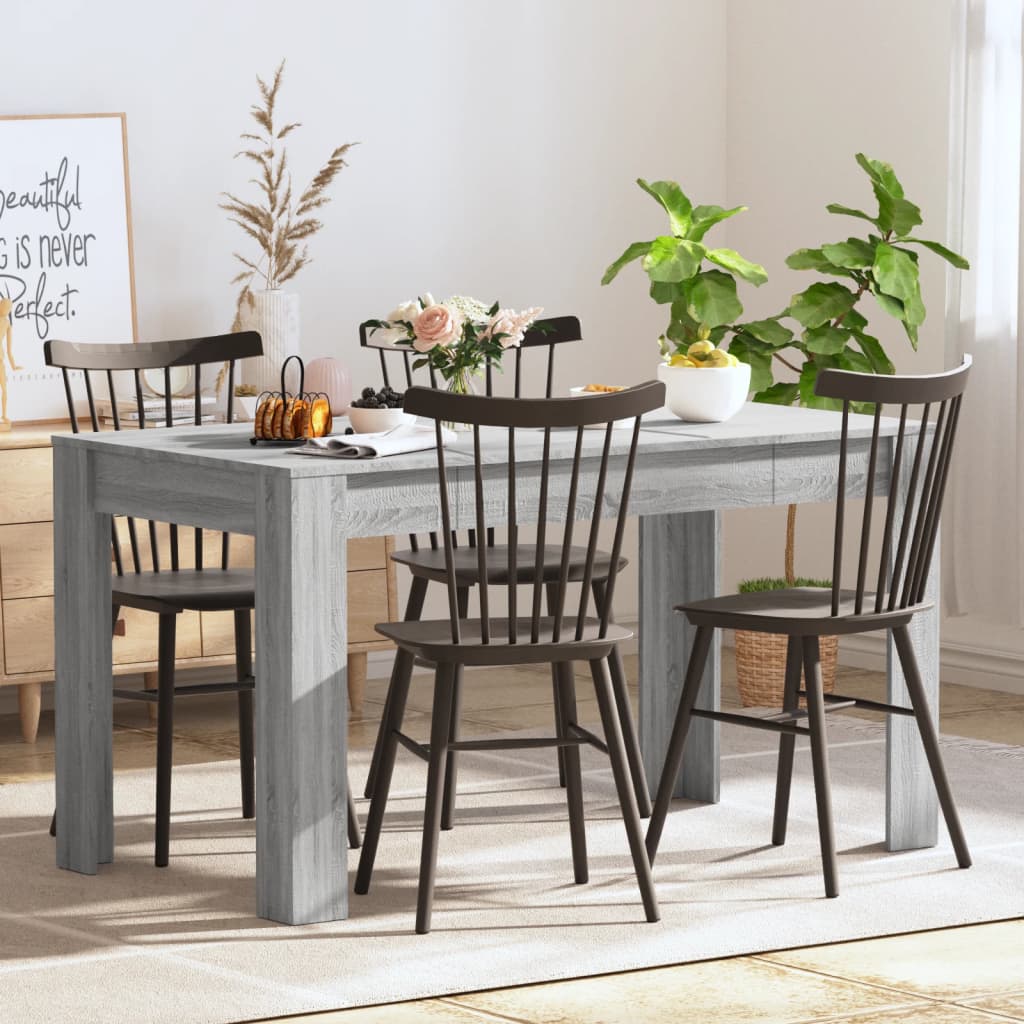 Modern Wooden 4 Person Dining Table Wood Dinner Kitchen Tables Sturdy