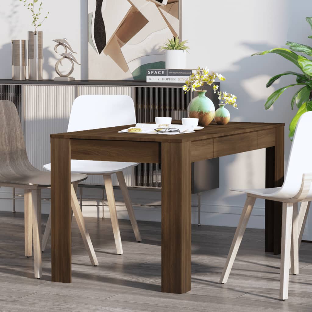 Modern Wooden 4 Person Dining Table Wood Dinner Kitchen Tables Sturdy