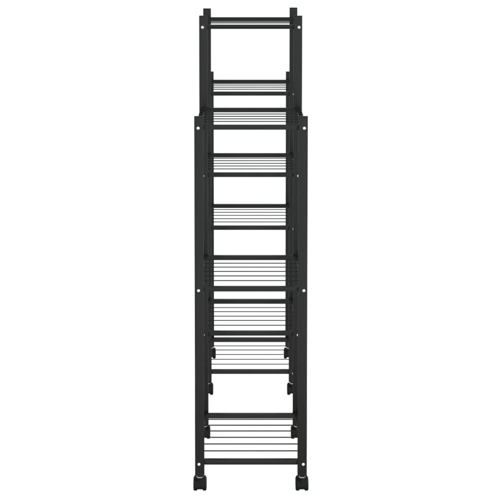 Flower Stand S 83X25X103.5 Cm Black Iron
