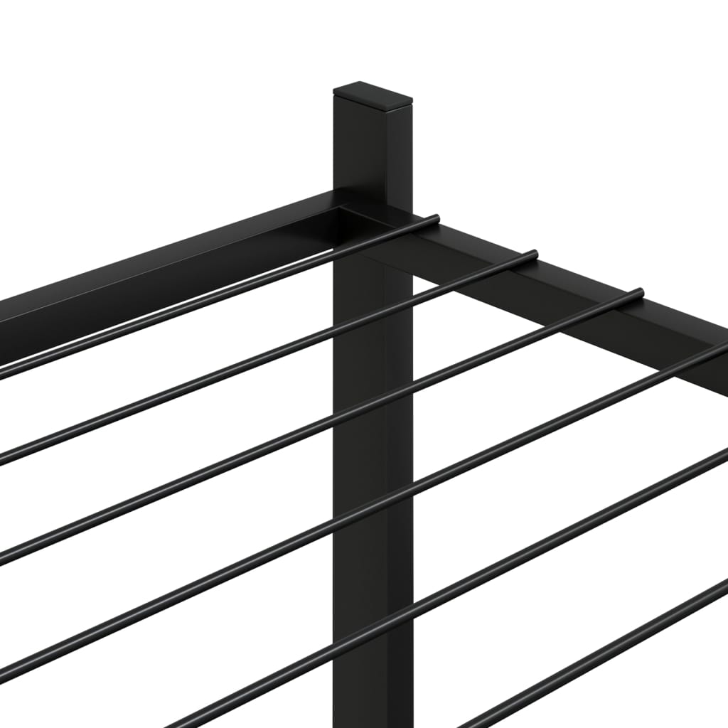Flower Stand S 83X25X103.5 Cm Black Iron