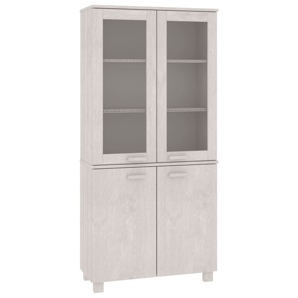 Highboard HAMAR Solid Wood Pine White