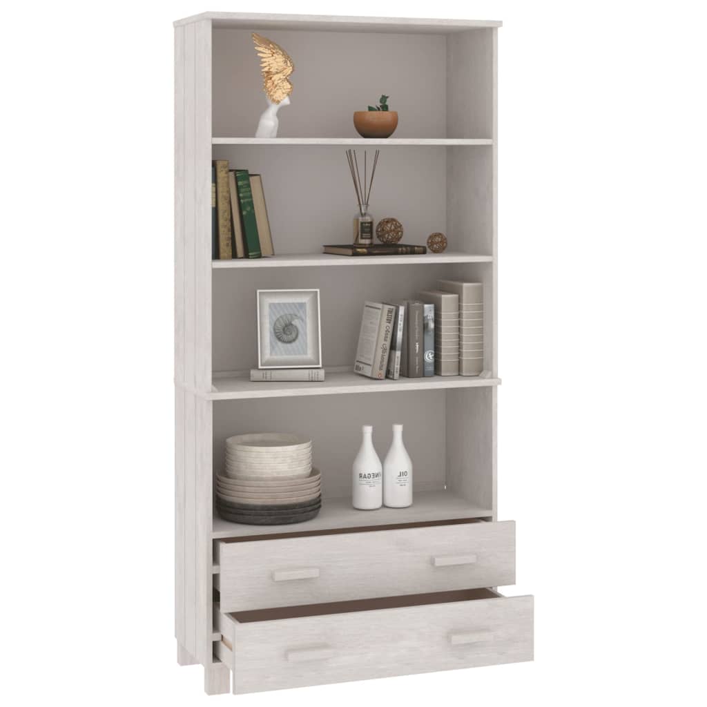 Highboard HAMAR Solid Wood Pine White