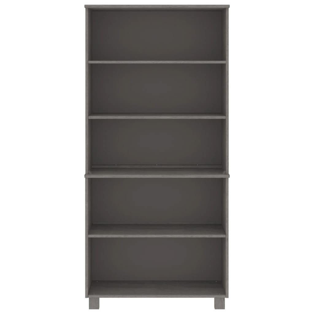 Highboard HAMAR Solid Wood Pine Light Grey