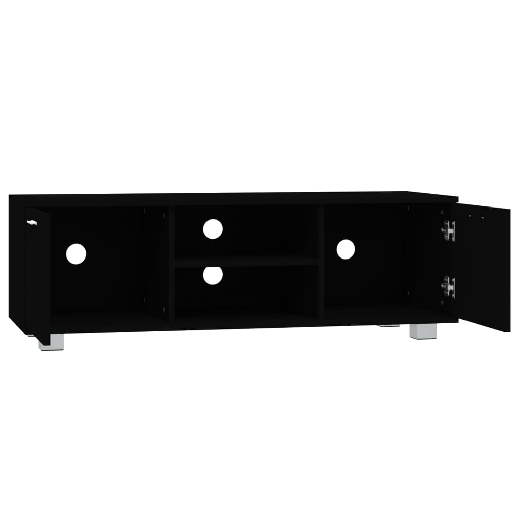 Modern Wooden 47 Inch TV Tele Stand Unit Cabinet With 2 Doors & Open Storage