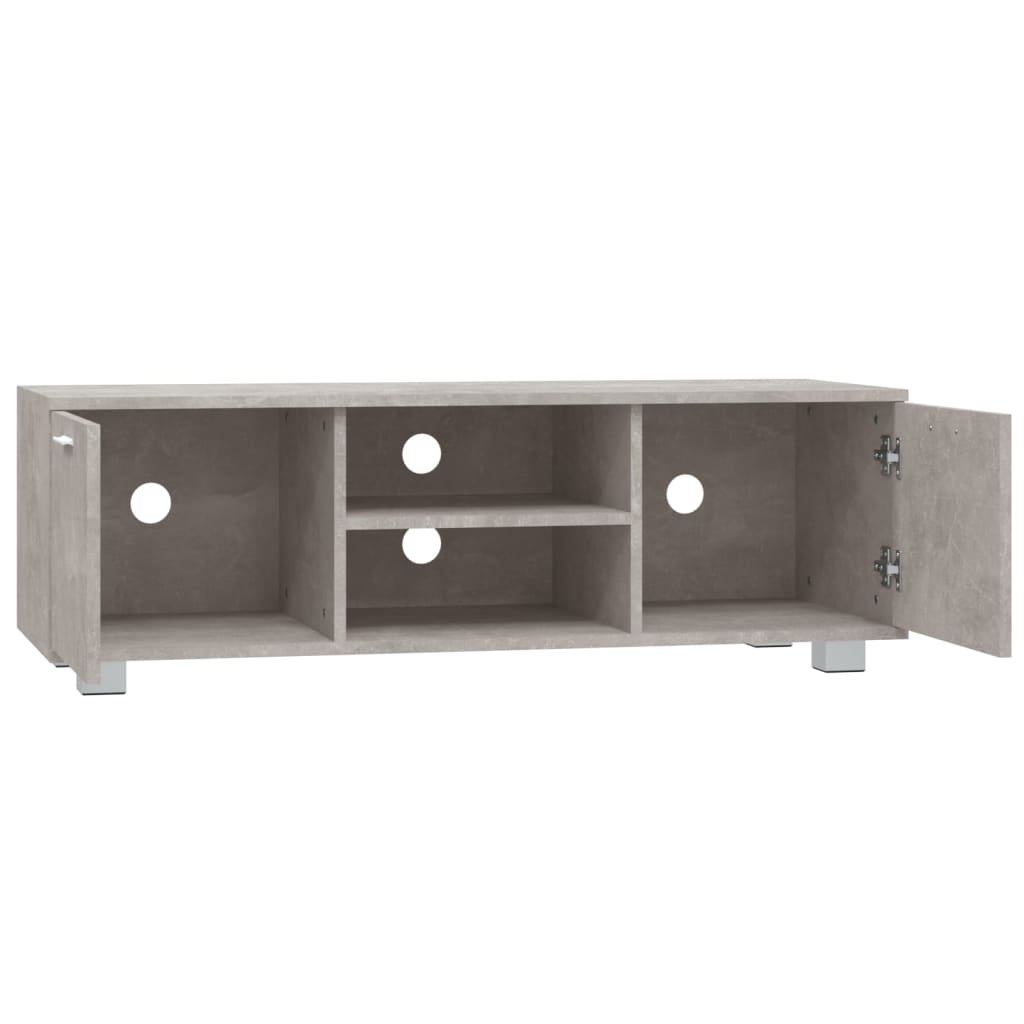 Modern Wooden 47 Inch TV Tele Stand Unit Cabinet With 2 Doors & Open Storage