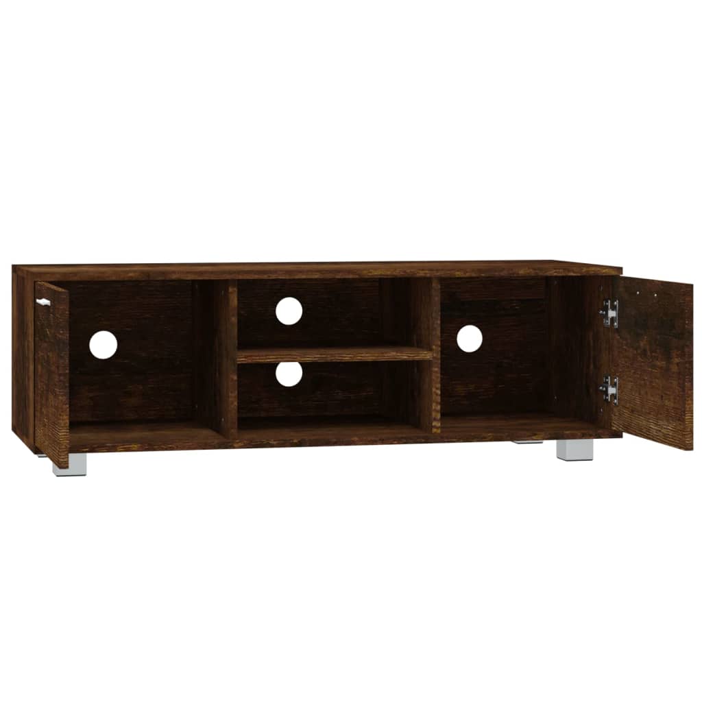 Modern Wooden 47 Inch TV Tele Stand Unit Cabinet With 2 Doors & Open Storage