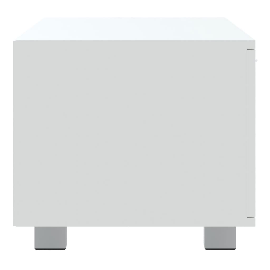 TV Cabinet White 140x40.5x35 cm Engineered Wood