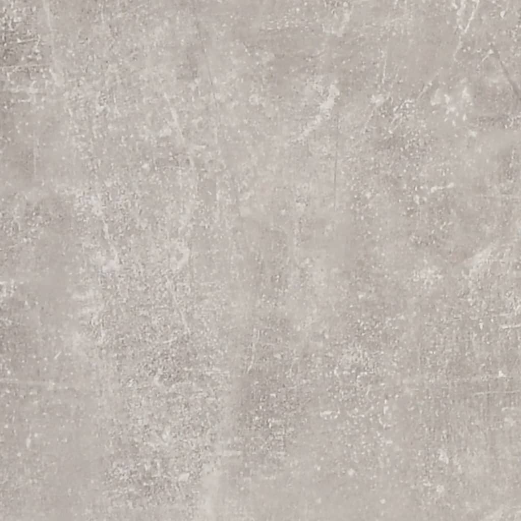 TV Cabinet Concrete Grey 140x40.5x35 cm Engineered Wood