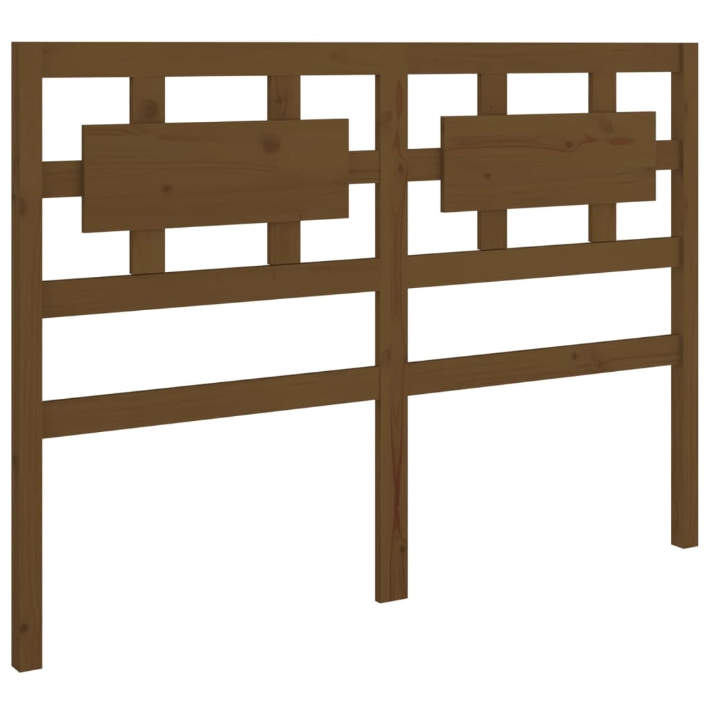 Bed Headboard Honey Brown 145.5x4x100 cm Solid Wood Pine