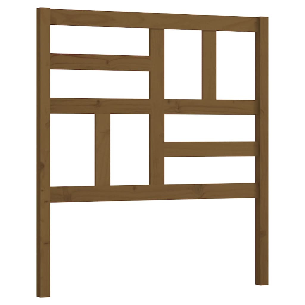 Bed Headboard Honey Brown 96x4x104 cm Solid Wood Pine