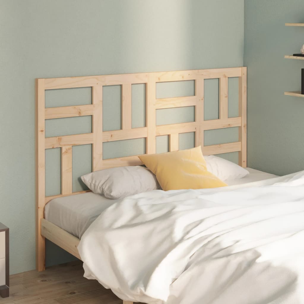 Bed Headboard 156x4x104 cm Solid Wood Pine