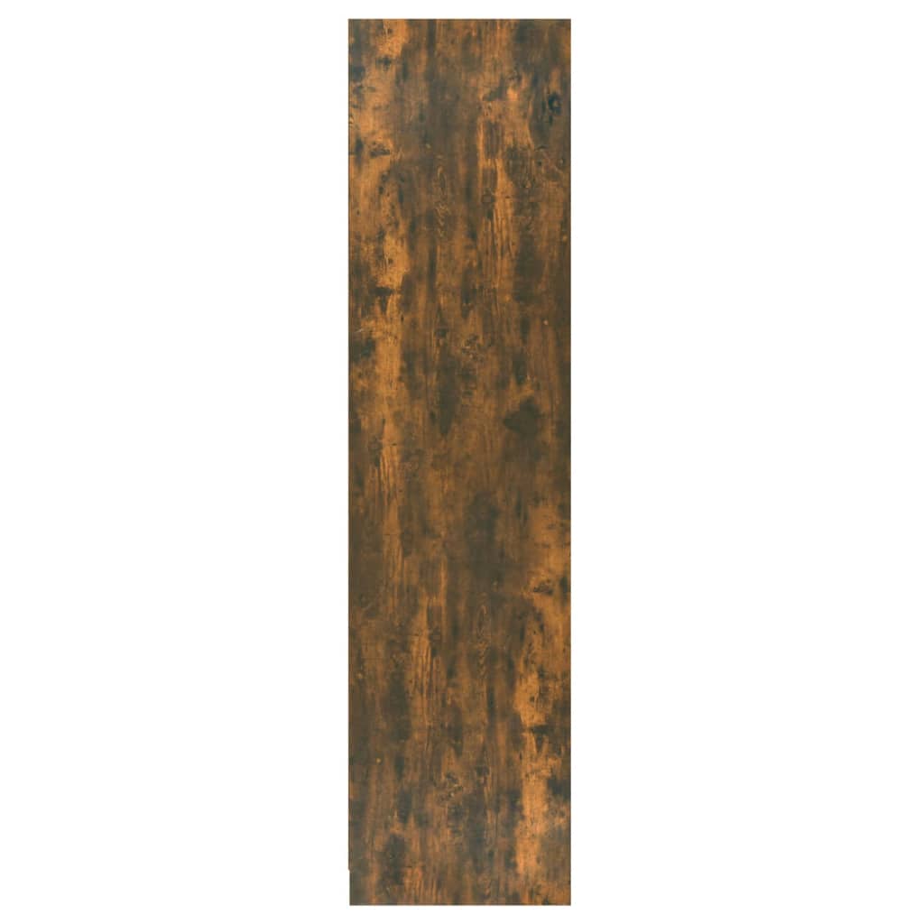 Modern Wooden 50cm Open Tall Bedroom Wardrobe With 2 Drawers Hanging Rail