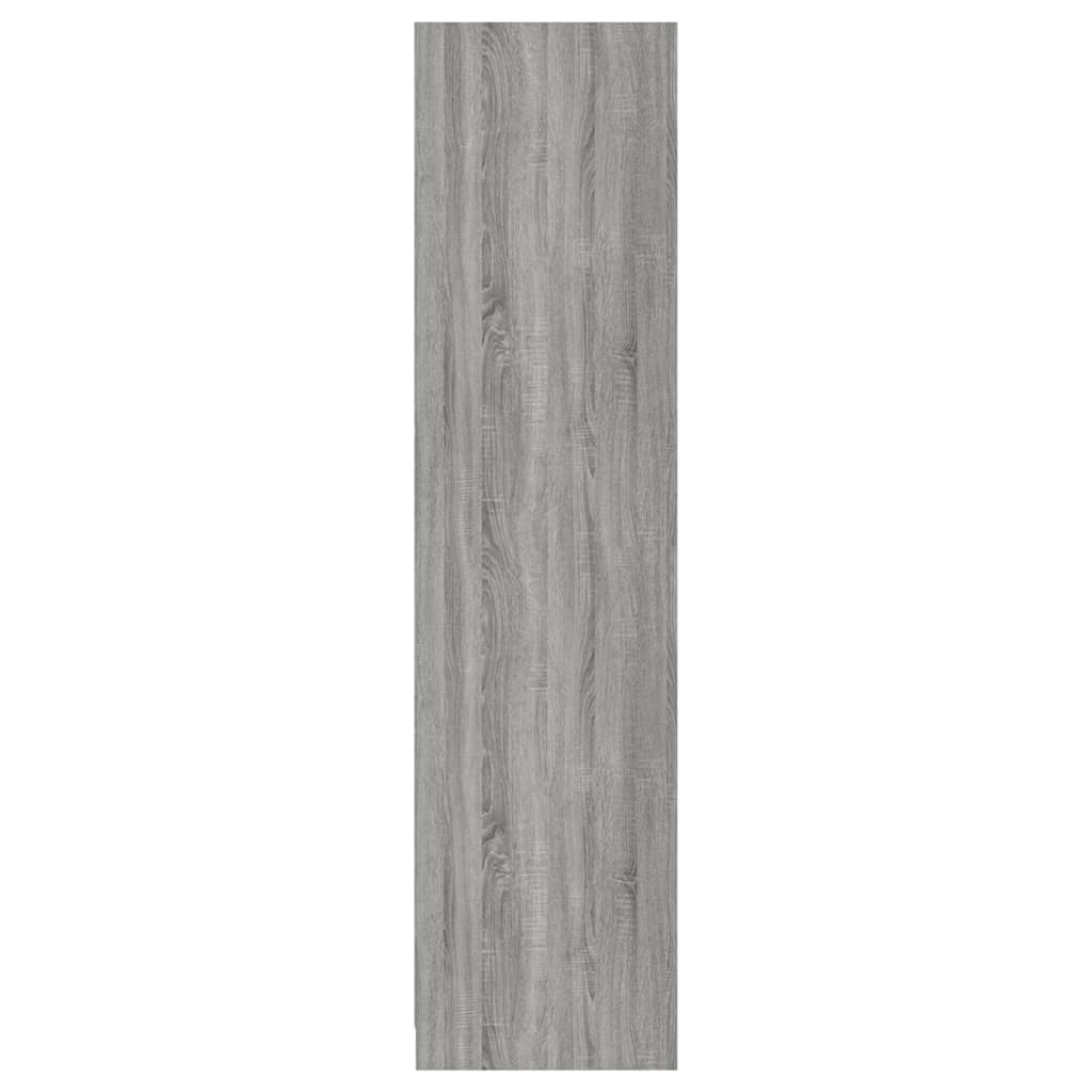 Modern Wooden 50cm Open Tall Bedroom Wardrobe With 2 Drawers Hanging Rail