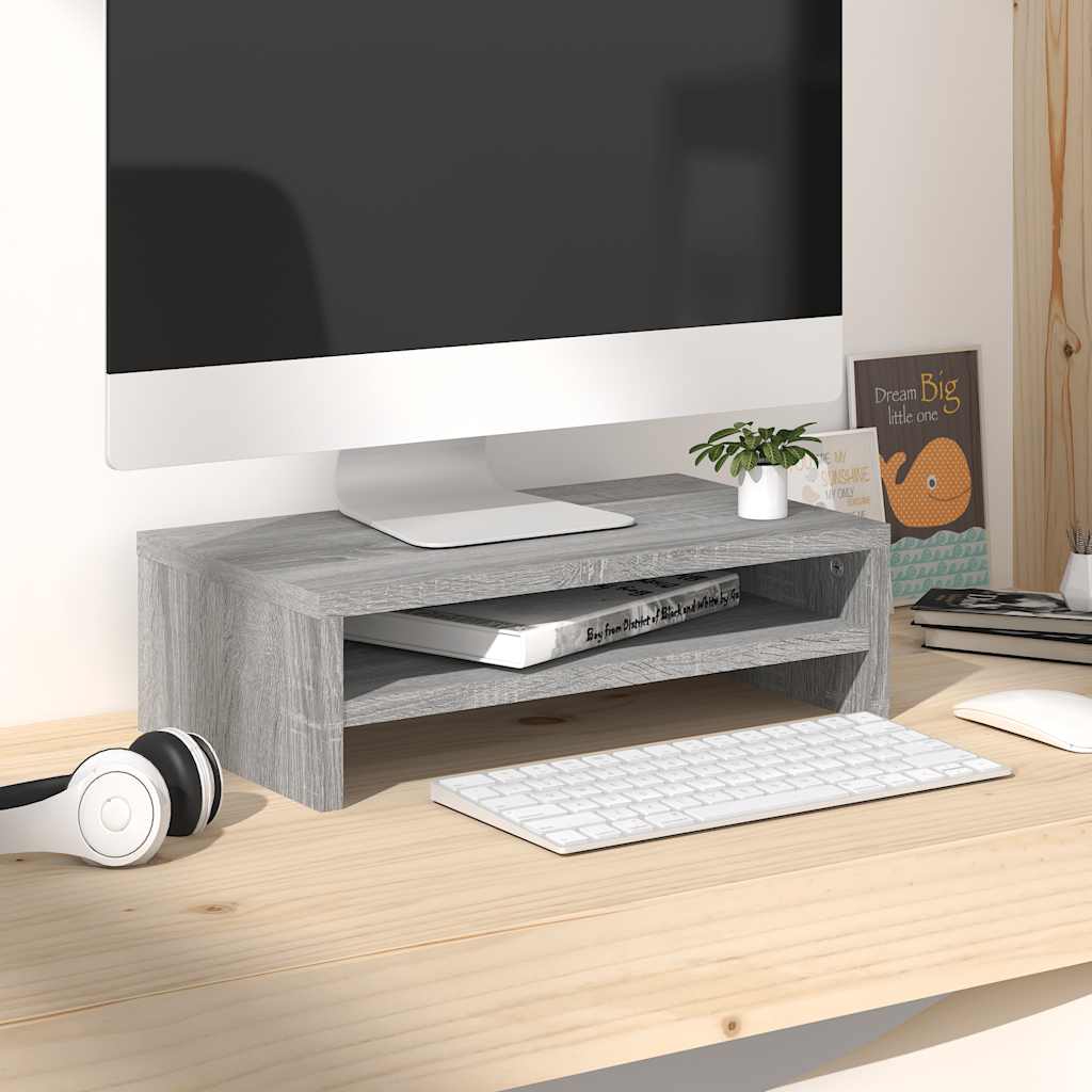 Monitor Stand 42X24X13 Cm Engineered Wood