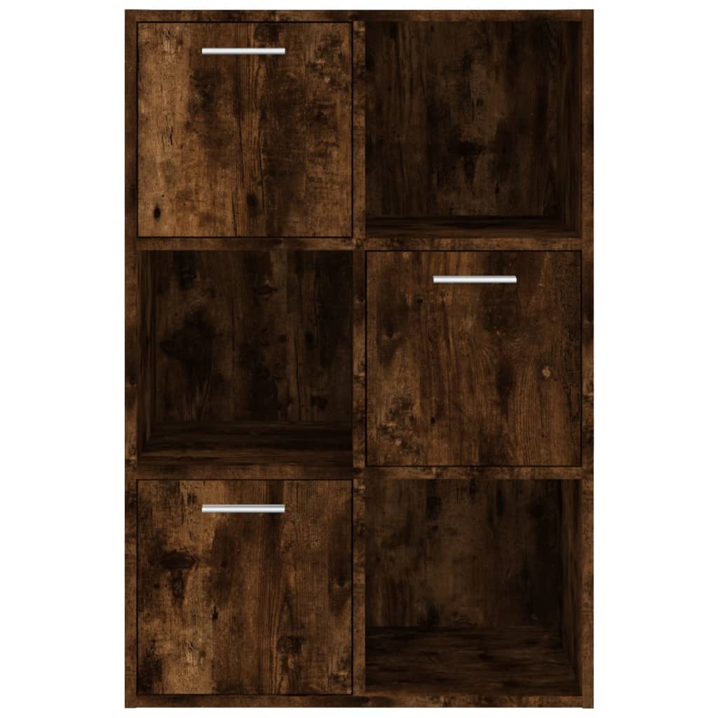 Modern Wooden Home Storage Cabinet Bookcase With 3 Doors & Shelves Wood