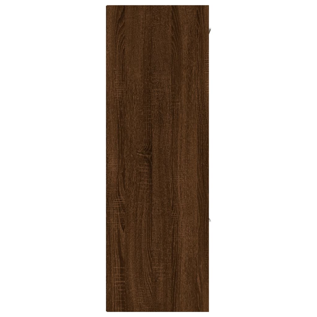 Modern Wooden Home Storage Cabinet Bookcase With 3 Doors & Shelves Wood