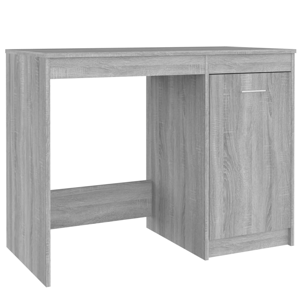 Modern Wooden Home Office Computer Desk Table With Storage Cupboard Wood