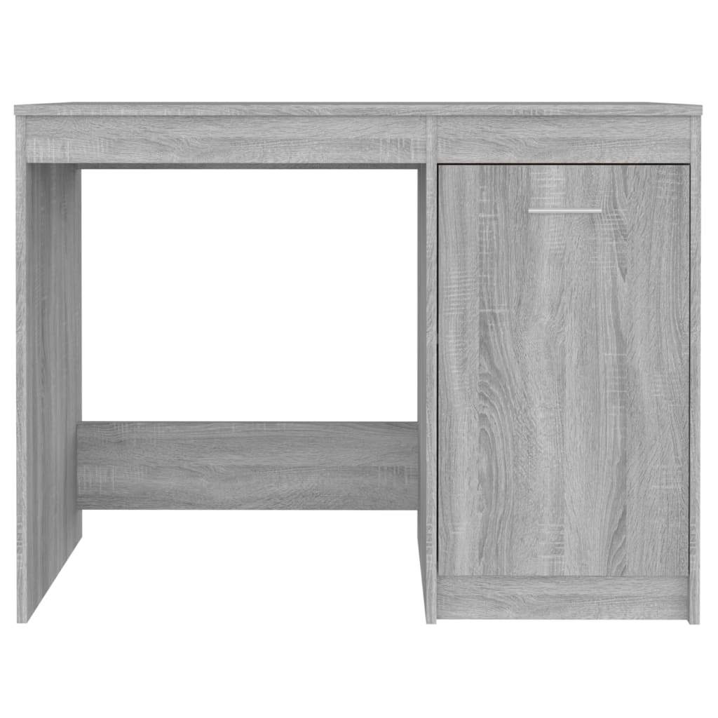 Modern Wooden Home Office Computer Desk Table With Storage Cupboard Wood