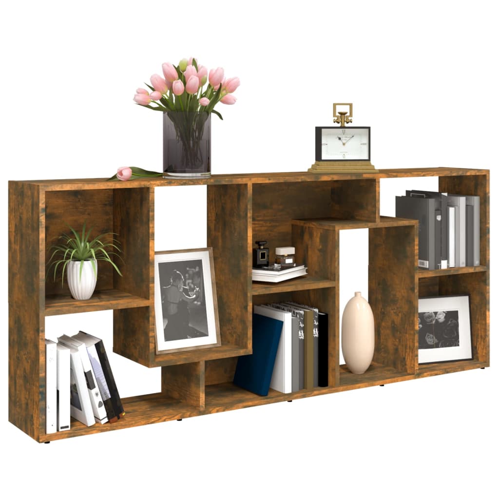 Modern Wooden Tall Open Bookcase Book Storage Cabinet Shelving Storage Display