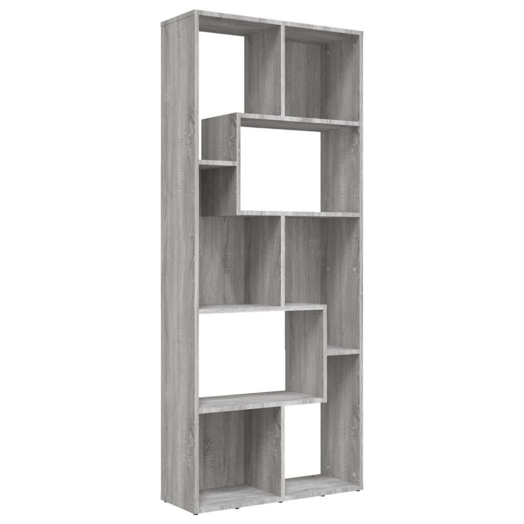 Modern Wooden Tall Open Bookcase Book Storage Cabinet Shelving Storage Display