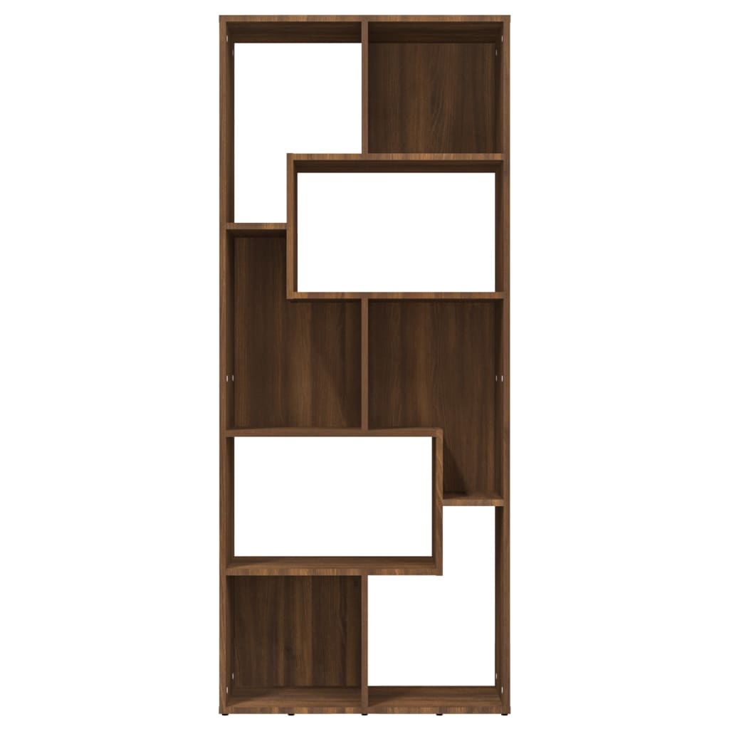 Modern Wooden Tall Open Bookcase Book Storage Cabinet Shelving Storage Display