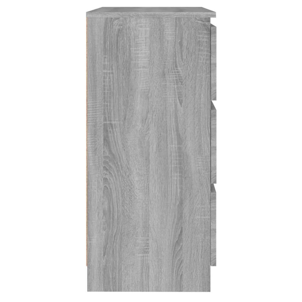 Sideboard Grey Sonoma 60x35x76 cm Engineered Wood