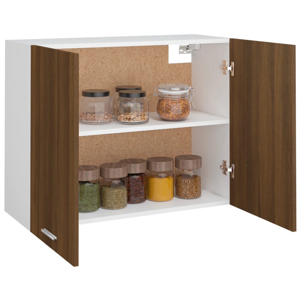 Modern Wooden Wall Mounted 2 Door Kitchen Storage Cabinet Unit