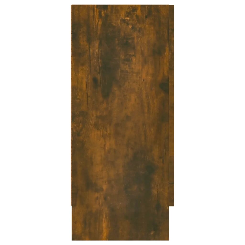 Sideboard Smoked Oak 120x30.5x70 cm Engineered Wood