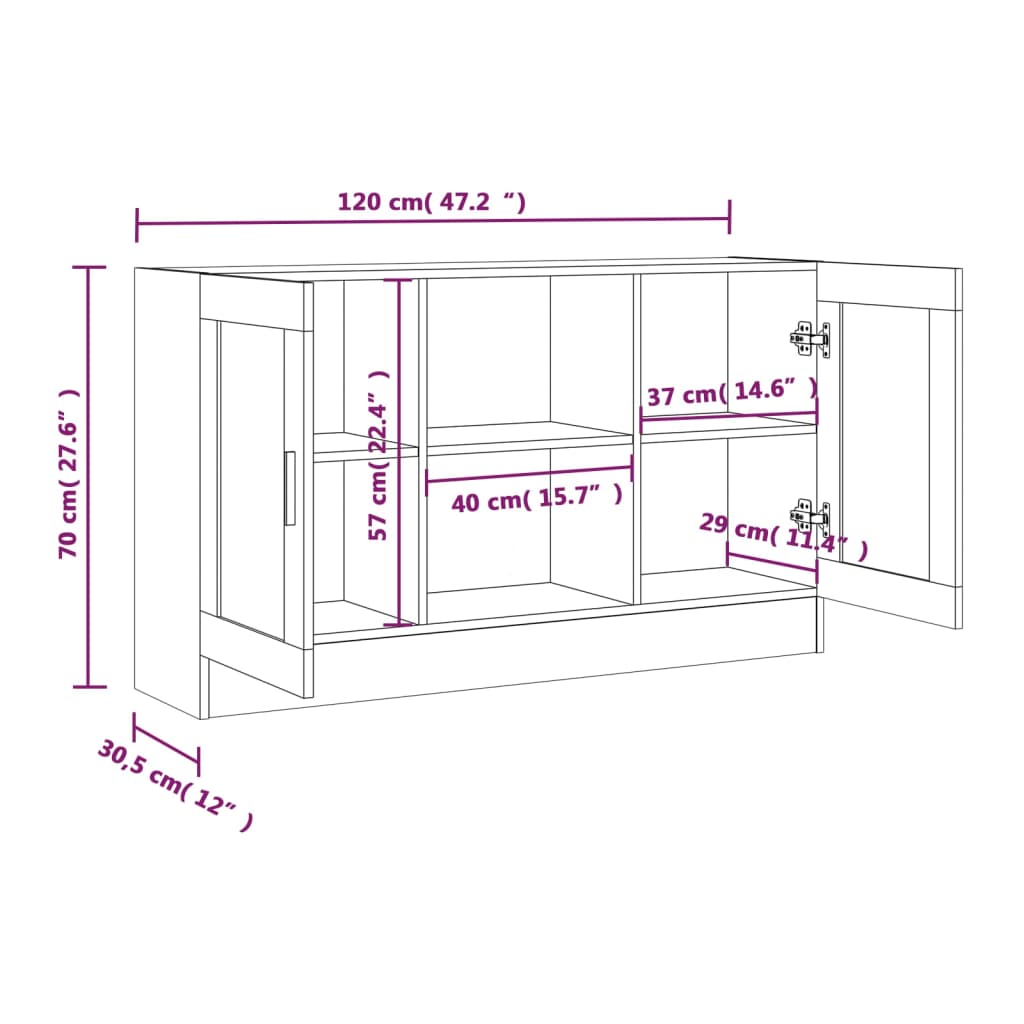 Modern Wooden Vitrine Storage Cabinet Unit With Glass Doors Glazed Display Wood