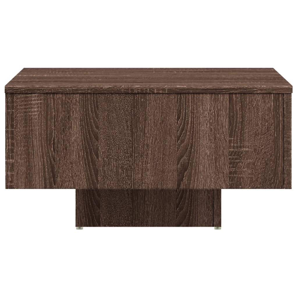 Coffee Table Brown Oak 60x60x31.5 cm Engineered Wood