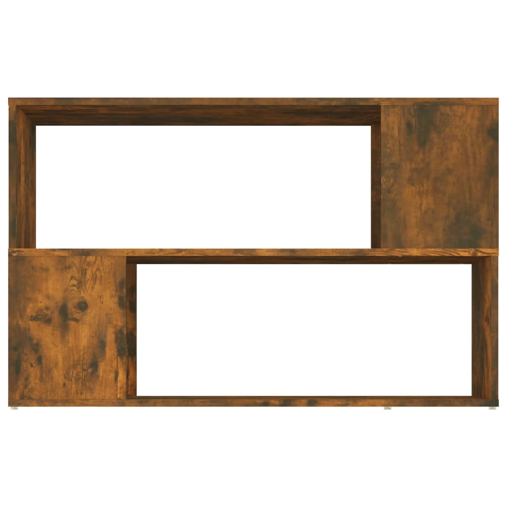 Book Cabinet Smoked Oak 100x24x63 cm Engineered Wood