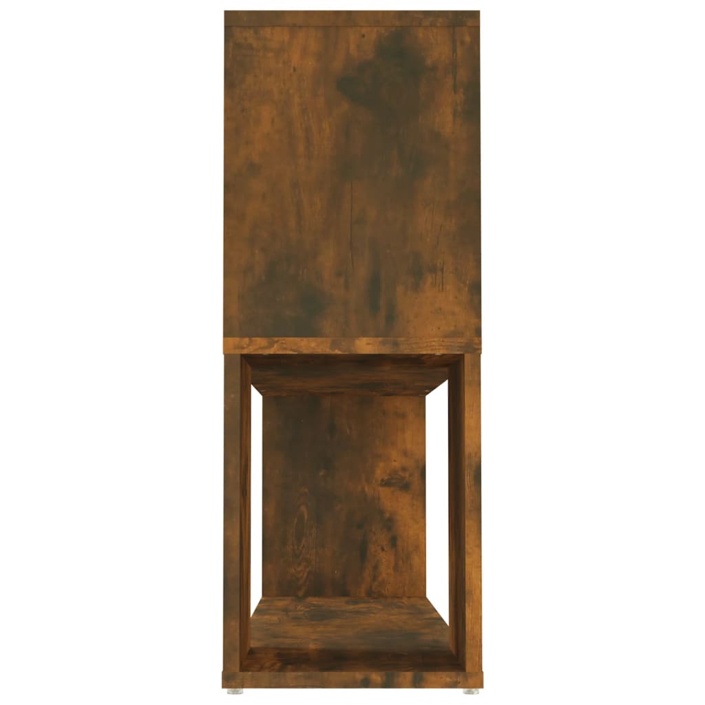 Book Cabinet Smoked Oak 100x24x63 cm Engineered Wood