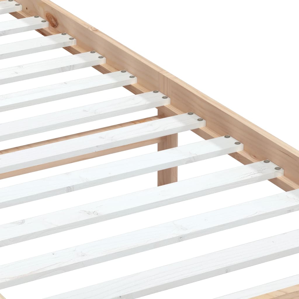 Bed Frame without Mattress Small Single Solid Wood