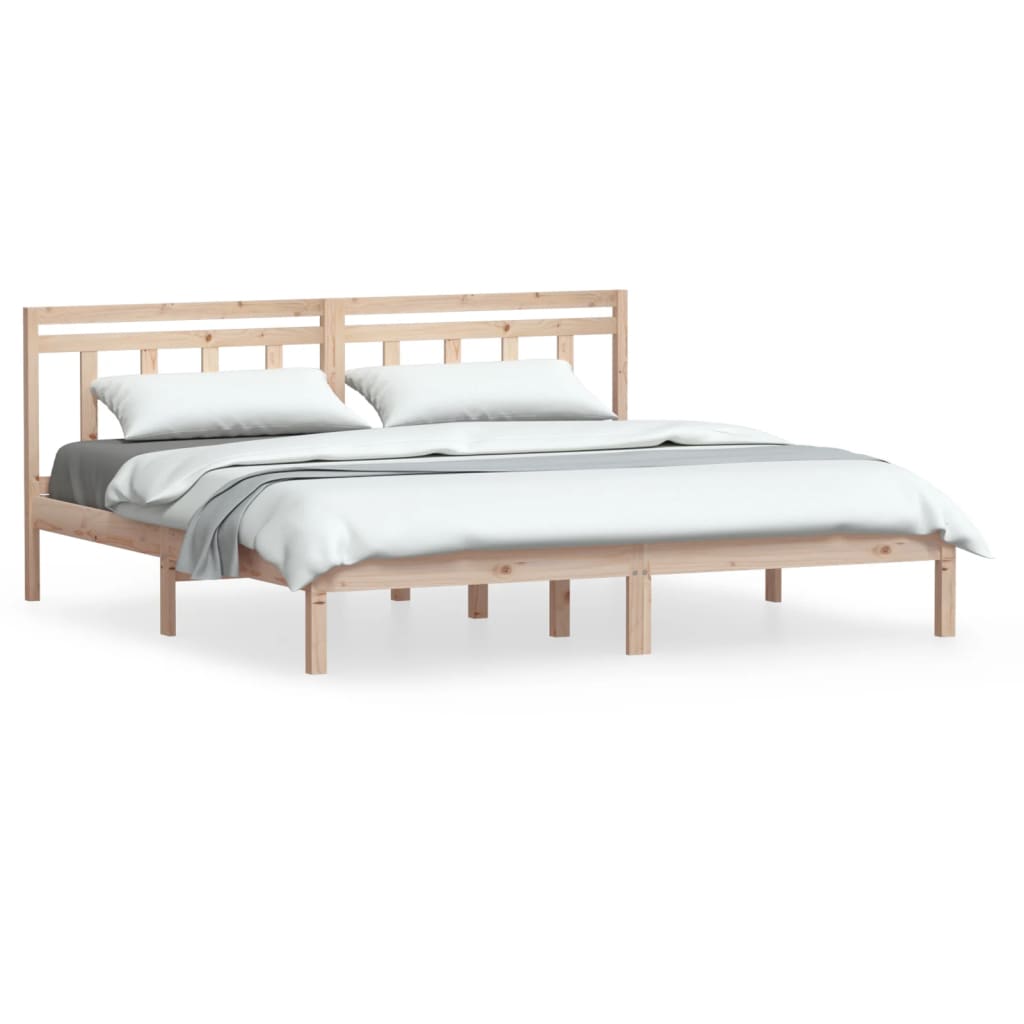 Bed Frame without Mattress Super King Solid Wood