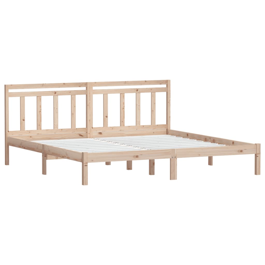 Bed Frame without Mattress Super King Solid Wood