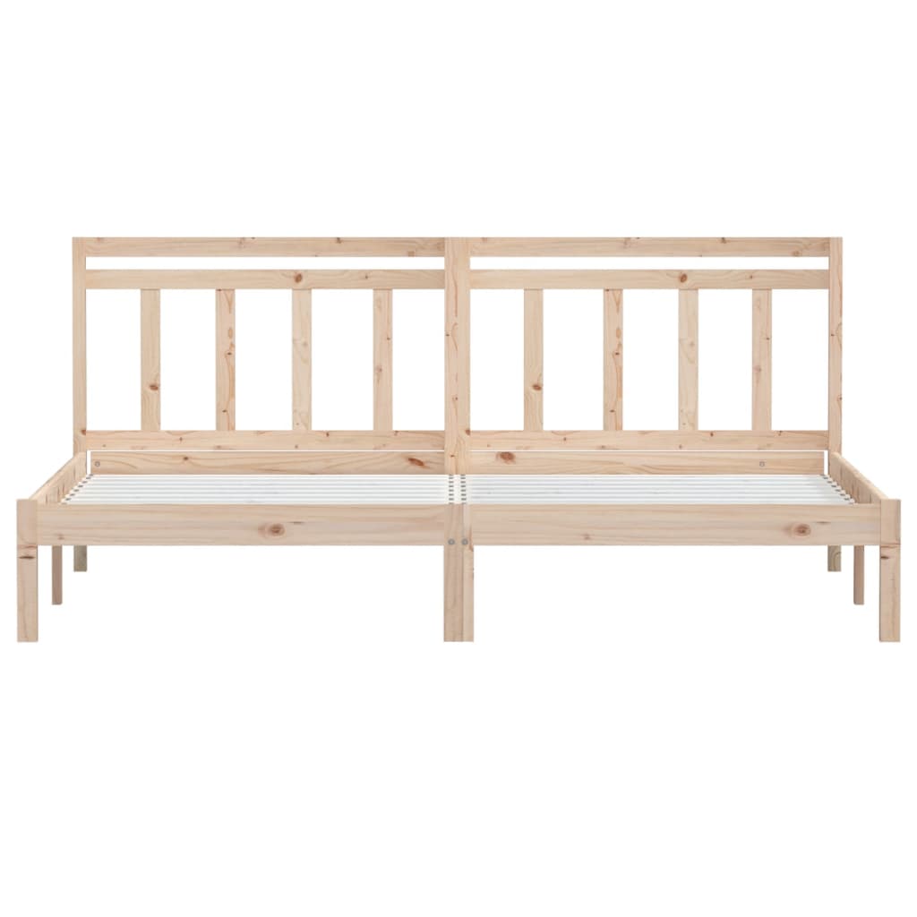 Bed Frame without Mattress Super King Solid Wood