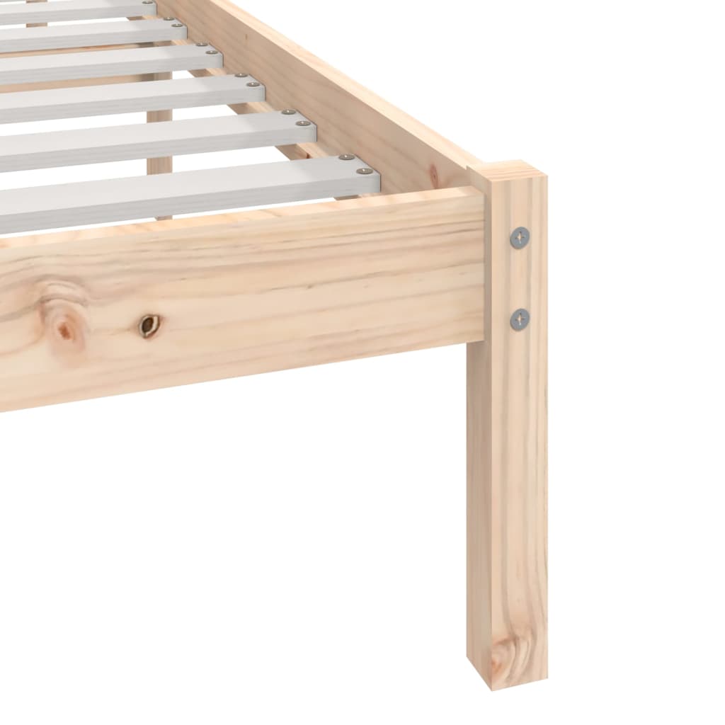 Bed Frame without Mattress 180x200 cm Super King  Solid Wood Pine