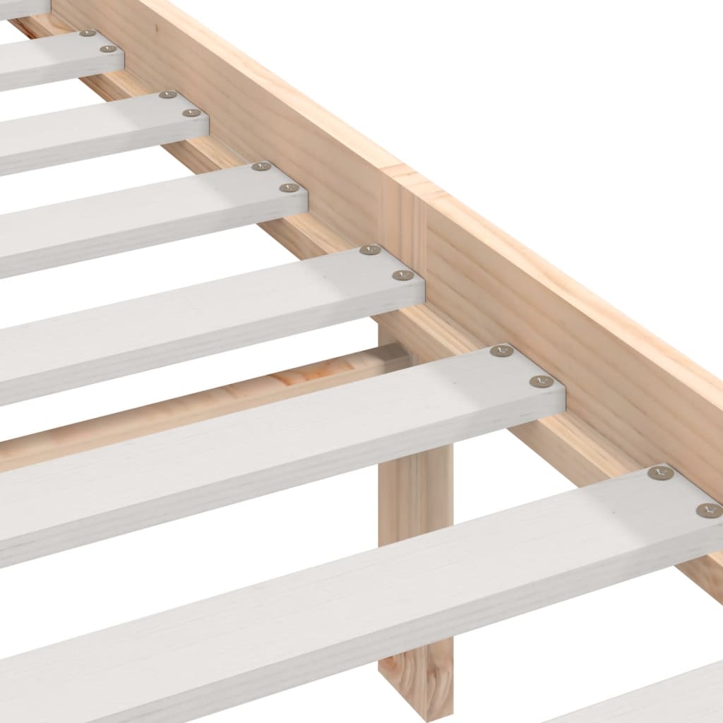Bed Frame without Mattress Solid Wood 200x200 cm