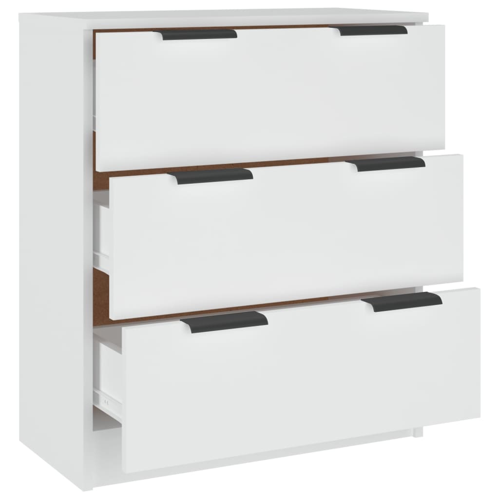 Sideboard White 60x30x70 cm Engineered Wood