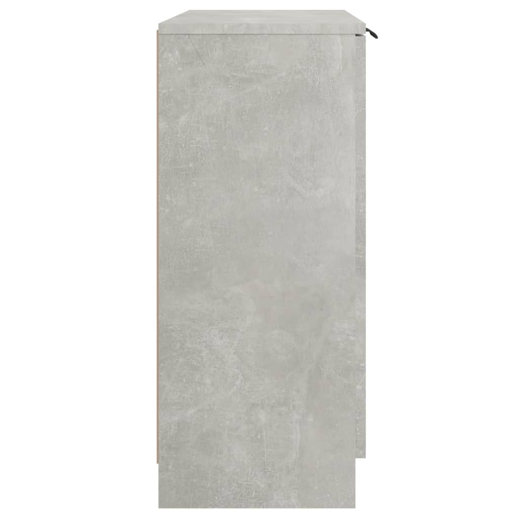 Sideboard Concrete Grey Engineered Wood