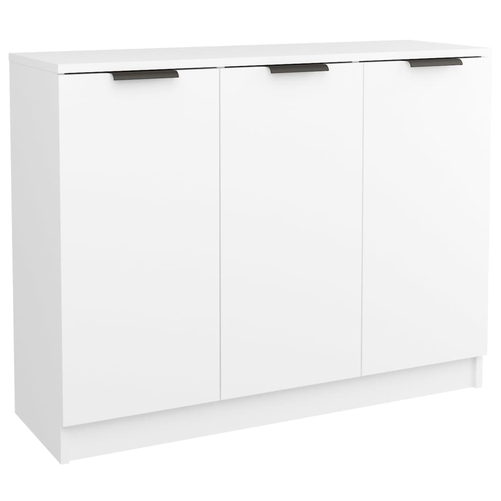 Modern Wooden 3 Door Sideboard Storage Cabinet Wood Dining Room Unit