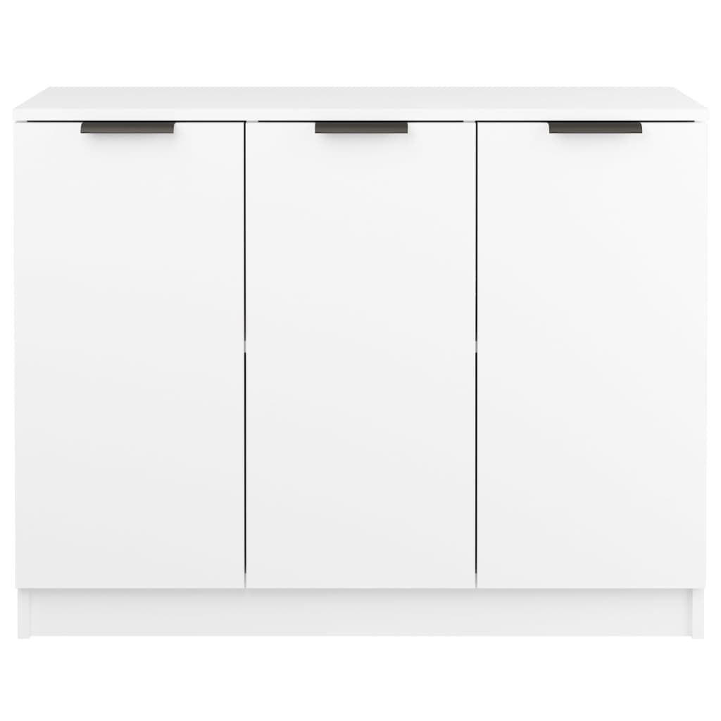 Modern Wooden 3 Door Sideboard Storage Cabinet Wood Dining Room Unit